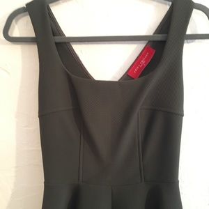 AKIRA CHICAGO OLIVE GREEN DRESS RED LABEL